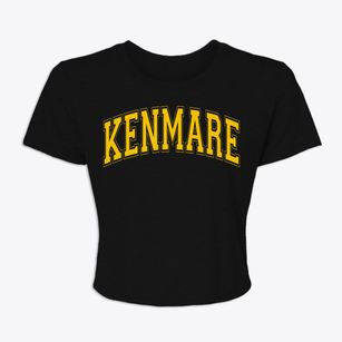 Kenmare North Dakota Varsity Women's Crop Top