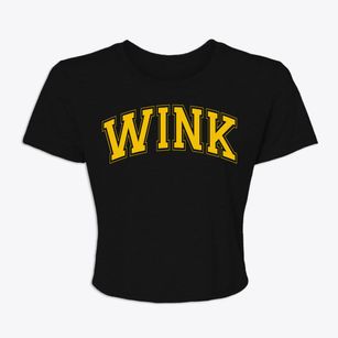 Wink Texas Varsity Women's Crop Top