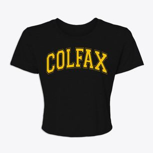 Colfax Illinois Varsity Women's Crop Top