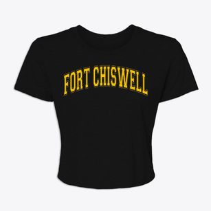 Fort Chiswell Virginia Varsity Women's Crop Top