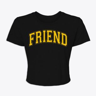 Friend Nebraska Varsity Women's Crop Top