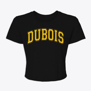 Dubois Wyoming Varsity Women's Crop Top