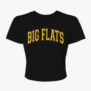 Big Flats Wisconsin Varsity Women's Crop Top