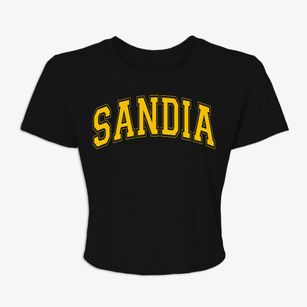 Sandia Texas Varsity Women's Crop Top