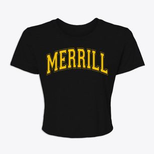 Merrill Oregon Varsity Women's Crop Top