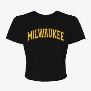 Milwaukee Wisconsin Varsity Women's Crop Top
