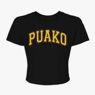 Puako Hawaii Varsity Women's Crop Top