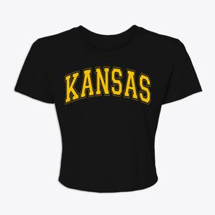 Kansas Oklahoma Varsity Women's Crop Top