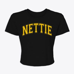 Nettie West Virginia Varsity Women's Crop Top