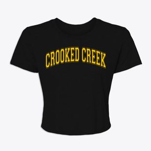 Crooked Creek Georgia Varsity Women's Crop Top