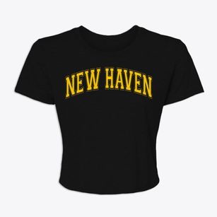 New Haven Wisconsin Varsity Women's Crop Top