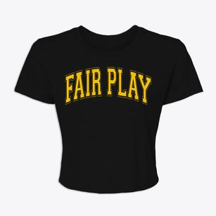 Fair Play South Carolina Varsity Women's Crop Top