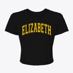 Elizabeth Louisiana Varsity Women's Crop Top
