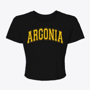 Argonia Kansas Varsity Women's Crop Top
