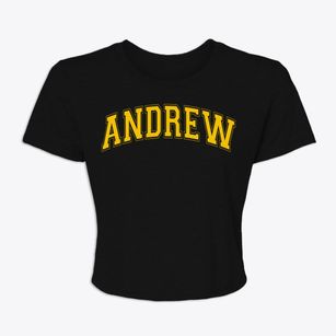 Andrew Iowa Varsity Women's Crop Top