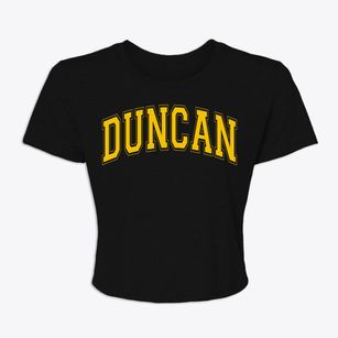 Duncan Mississippi Varsity Women's Crop Top