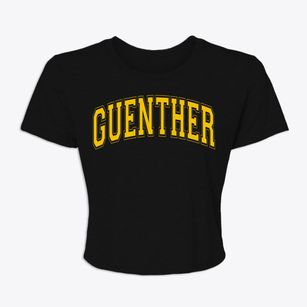 Guenther Wisconsin Varsity Women's Crop Top