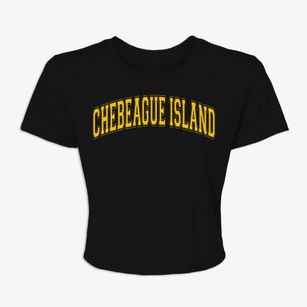 Chebeague Island Maine Varsity Women's Crop Top