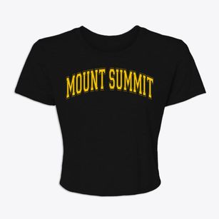 Mount Summit Indiana Varsity Women's Crop Top