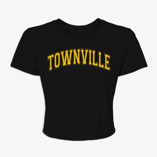 Townville Pennsylvania Varsity Women's Crop Top