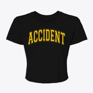 Accident Maryland Varsity Women's Crop Top