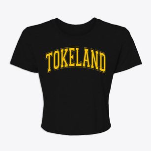 Tokeland Washington Varsity Women's Crop Top