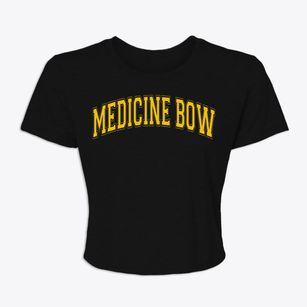 Medicine Bow Wyoming Varsity Women's Crop Top