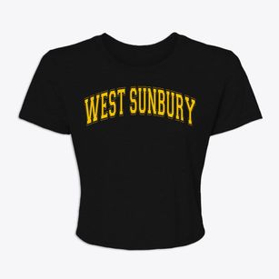 West Sunbury Pennsylvania Varsity Women's Crop Top