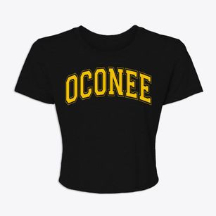 Oconee Illinois Varsity Women's Crop Top