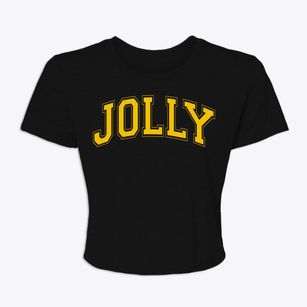 Jolly Texas Varsity Women's Crop Top