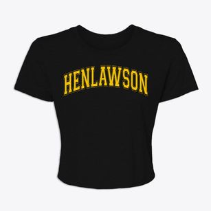 Henlawson West Virginia Varsity Women's Crop Top