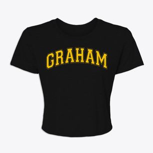 Graham North Carolina Varsity Women's Crop Top