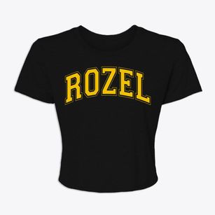 Rozel Kansas Varsity Women's Crop Top