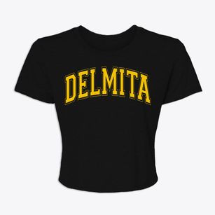 Delmita Texas Varsity Women's Crop Top
