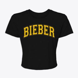 Bieber California Varsity Women's Crop Top