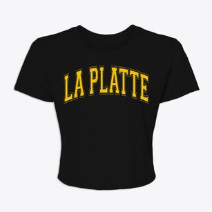 La Platte Nebraska Varsity Women's Crop Top