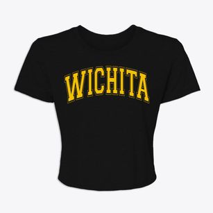 Wichita Kansas Varsity Women's Crop Top