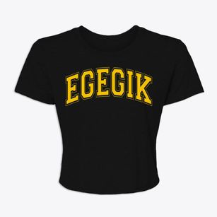 Egegik Alaska Varsity Women's Crop Top
