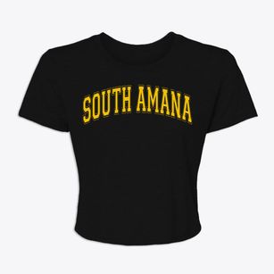 South Amana Iowa Varsity Women's Crop Top