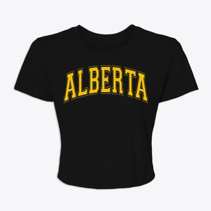 Alberta Minnesota Varsity Women's Crop Top