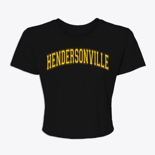 Hendersonville North Carolina Varsity Women's Crop Top