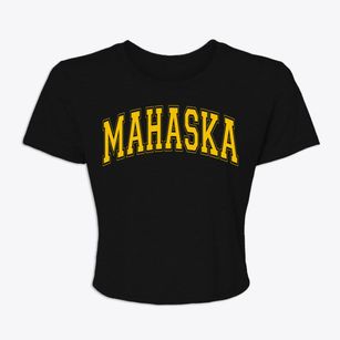 Mahaska Kansas Varsity Women's Crop Top