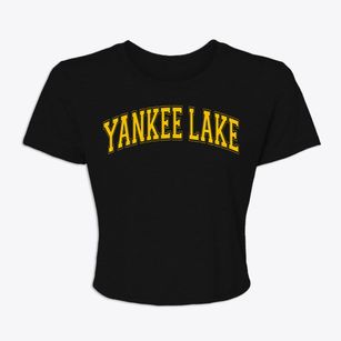 Yankee Lake Ohio Varsity Women's Crop Top