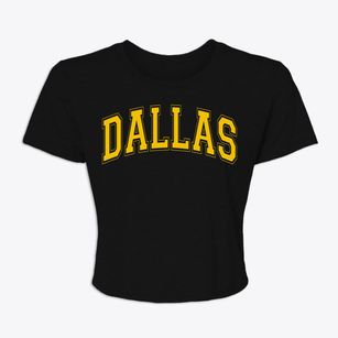 Dallas Georgia Varsity Women's Crop Top