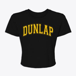 Dunlap Kansas Varsity Women's Crop Top