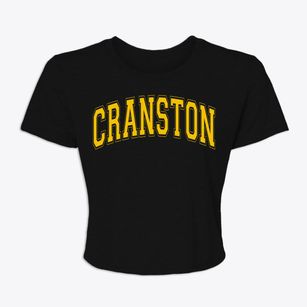 Cranston Rhode Island Varsity Women's Crop Top