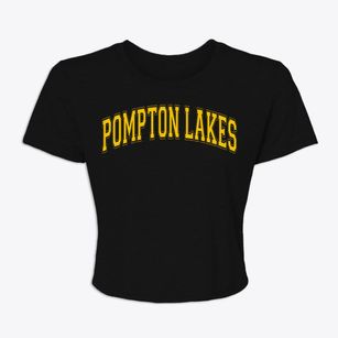 Pompton Lakes New Jersey Varsity Women's Crop Top