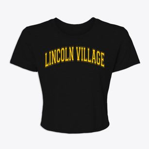 Lincoln Village Ohio Varsity Women's Crop Top