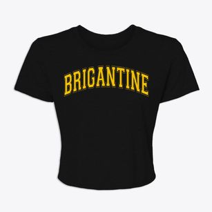 Brigantine New Jersey Varsity Women's Crop Top