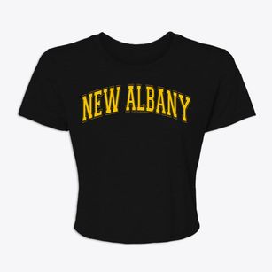 New Albany Mississippi Varsity Women's Crop Top